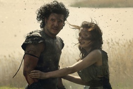 Une scène du film Pompeii