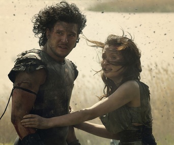 Une scène du film Pompeii