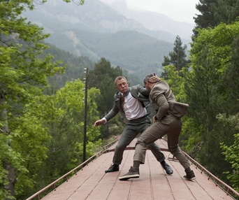 Une scène du film Skyfall