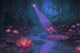 Scène du film The Princess and the Frog Scène du film The Princess and the Frog