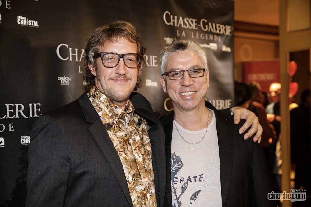 Sur le tapis rouge du film Chasse-Galerie : La légende