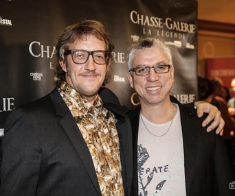 Sur le tapis rouge du film Chasse-Galerie : La légende