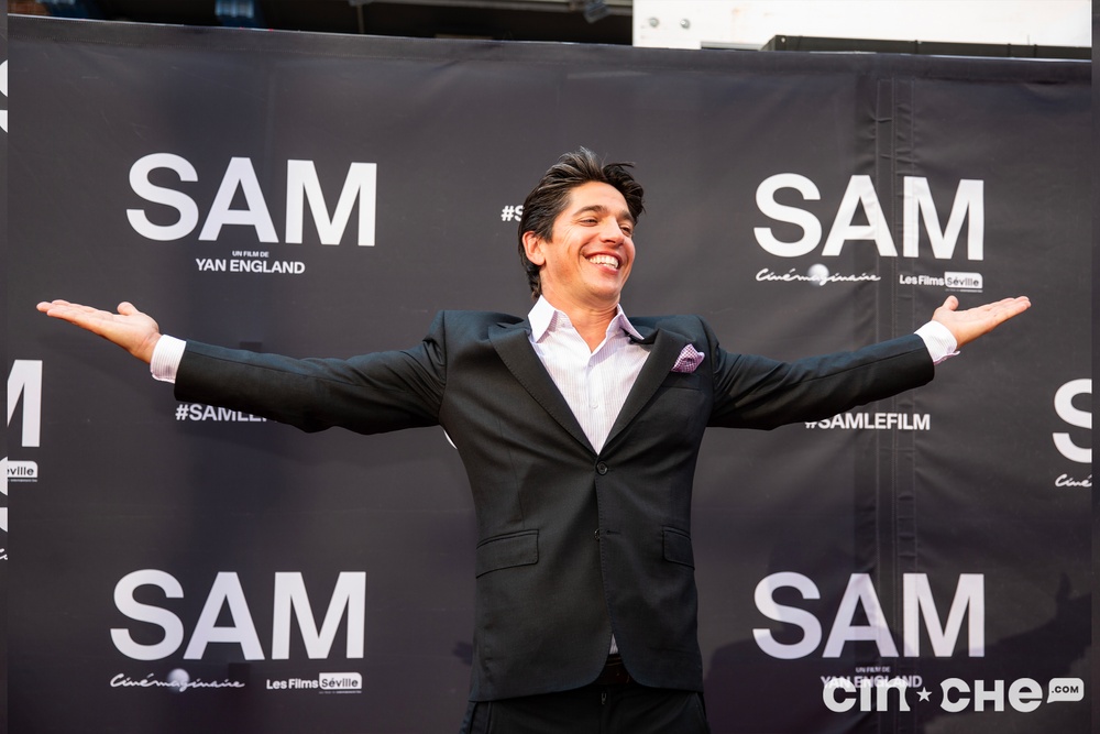 Sur le tapis rouge du film Sam