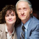 Emmanuel Bilodeau et Lucie Laurier dans la série Réné Levesque - Le destin d'un chef