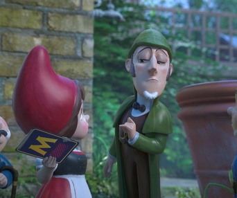 Une scène du film Sherlock Gnomes
