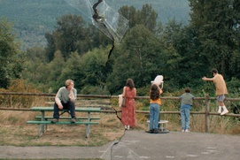 Affiche en anglais du film Blue Heron