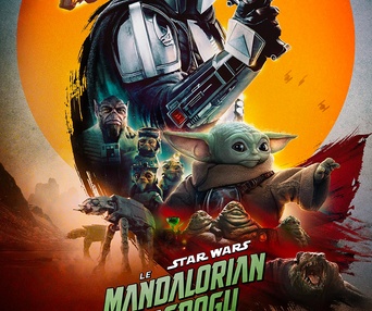 Affiche en français du film Le Mandalorian et Grogu