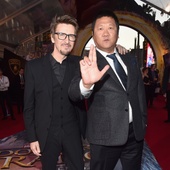 Sur le tapis rouge de Los Angeles du film <em>Doctor Strange</em>