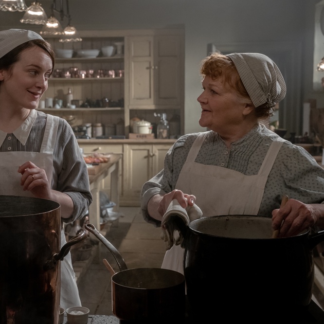 Une scène du film <em>Downton Abbey: A New Era</em>