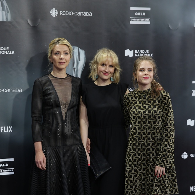Sur le tapis rouge du Gala Québec Cinéma 2019
