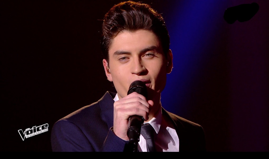 David Thibault passe en quart de finale à The Voice en France