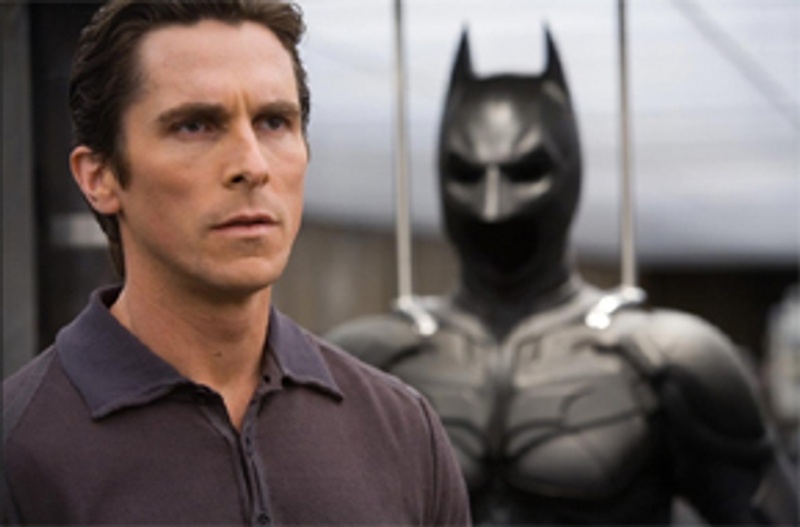 Christian Bale dans Le chevalier noir