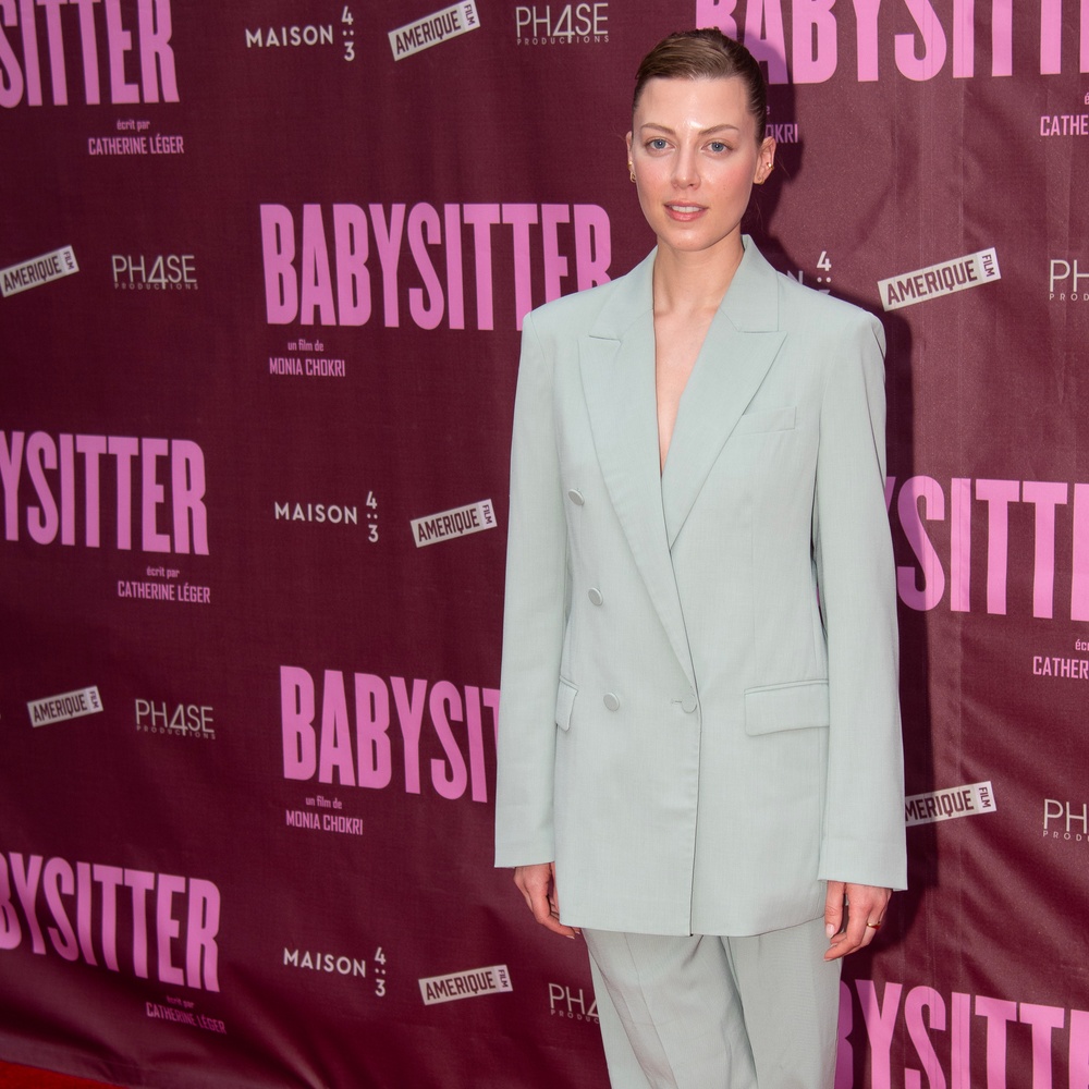 Sur le tapis rouge du film Babysitter