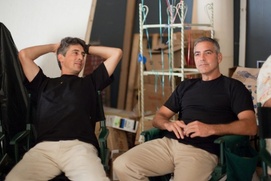 Sur le plateau du film The Descendants Sur le plateau du film The Descendants