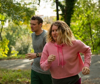 Une scène du film Brittany Run a Marathon