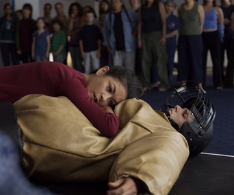 Une scène du film The  Rebound