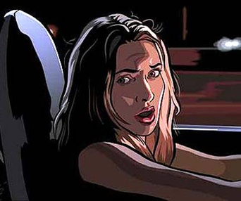 Scène du film A Scanner Darkly