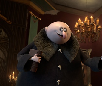 Une scène du film The Addams Family