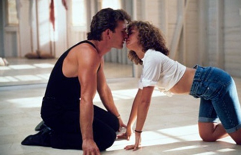 Jennifer Grey et Patrick Swayze dans Dirty Dancing