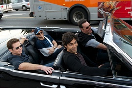 Une scène du film Entourage