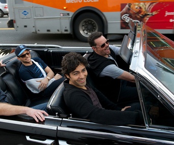 Une scène du film Entourage