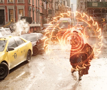 Une scène du film Doctor Strange in the Multiverse of Madness