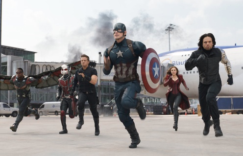 Une scène du film Captain America: Civil War