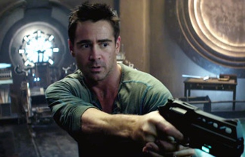 Colin Farrell dans le film Total Recall