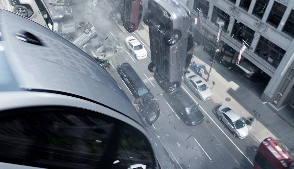 Une scène du film The Fate of the Furious