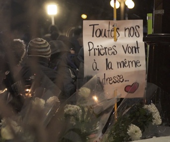 Une scène du film La Mosquée: une communauté menacée