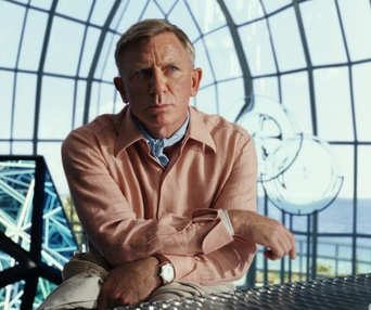 Une scène du film Glass Onion: A Knives Out Mystery