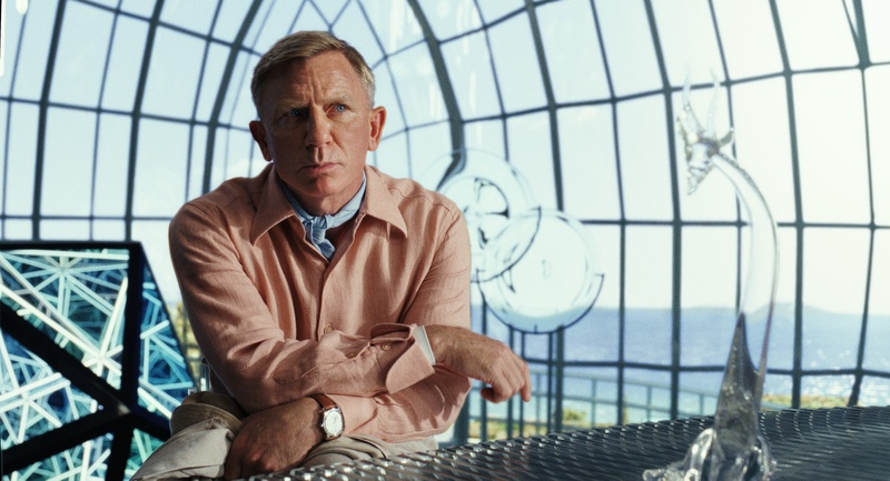 Une scène du film Glass Onion: A Knives Out Mystery