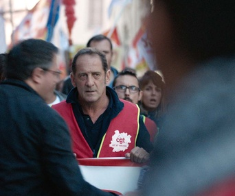 Une scène du film En guerre