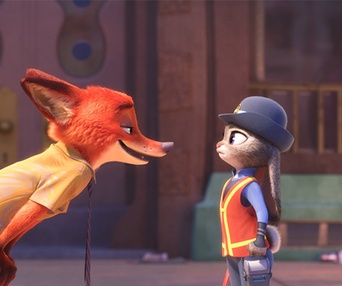 Une scène du film Zootopia