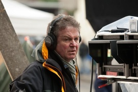 Sur le plateau du film The Debt Sur le plateau du film The Debt