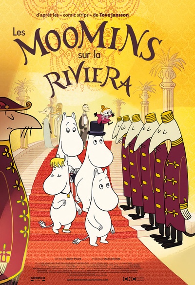 Affiche du film Les Moomins sur la Riviera