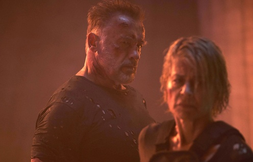 Une scène du film Terminator: Dark Fate