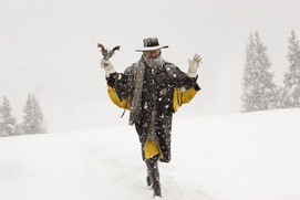 Une scène du film The Hateful Eight Une scène du film The Hateful Eight