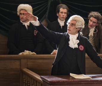 Une scène du film Un peuple et son roi