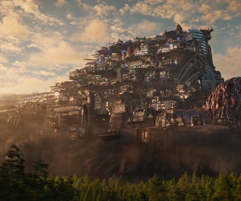 Une scène du film Mortal Engines