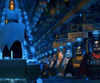 Une scène du film The Lego Batman Movie