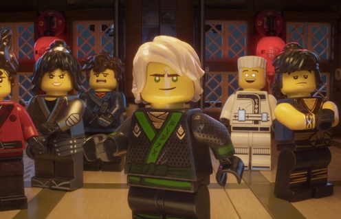 Une scène du film Lego Ninjago Movie