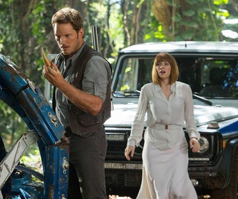 Une scène du film Jurassic World