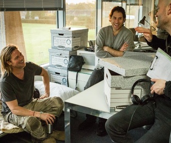 Sur le plateau du film World War Z