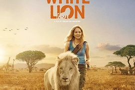 Affiche du film Mia et le lion blanc Affiche du film Mia et le lion blanc