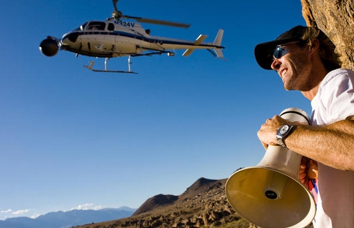 Michael Bay sur le plateau de Transformers: Revenge of the Fallen