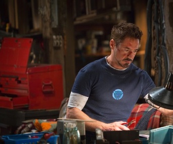 Une scène du film Iron Man 3