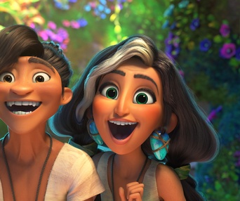 Une scène du film The Croods: A New Age