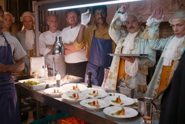 Une scène du film Le sens de la fête