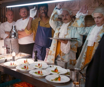 Une scène du film Le sens de la fête